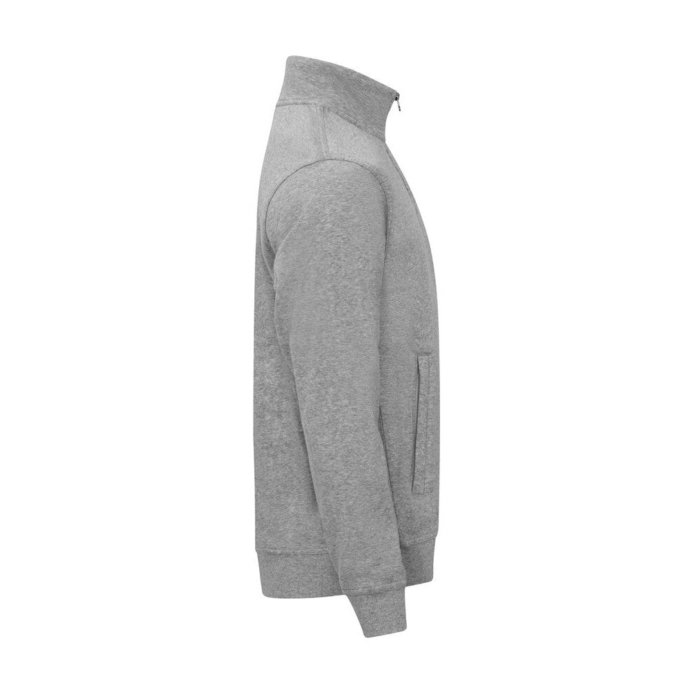 Grey Melange - Side - Clique Mens Miami Cardigan