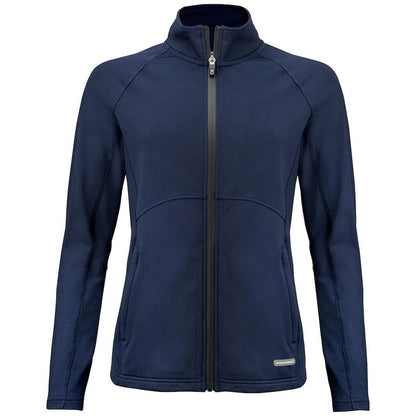 Dark Navy - Front - Cutter & Buck Womens-Ladies Adapt Full Zip Jacket