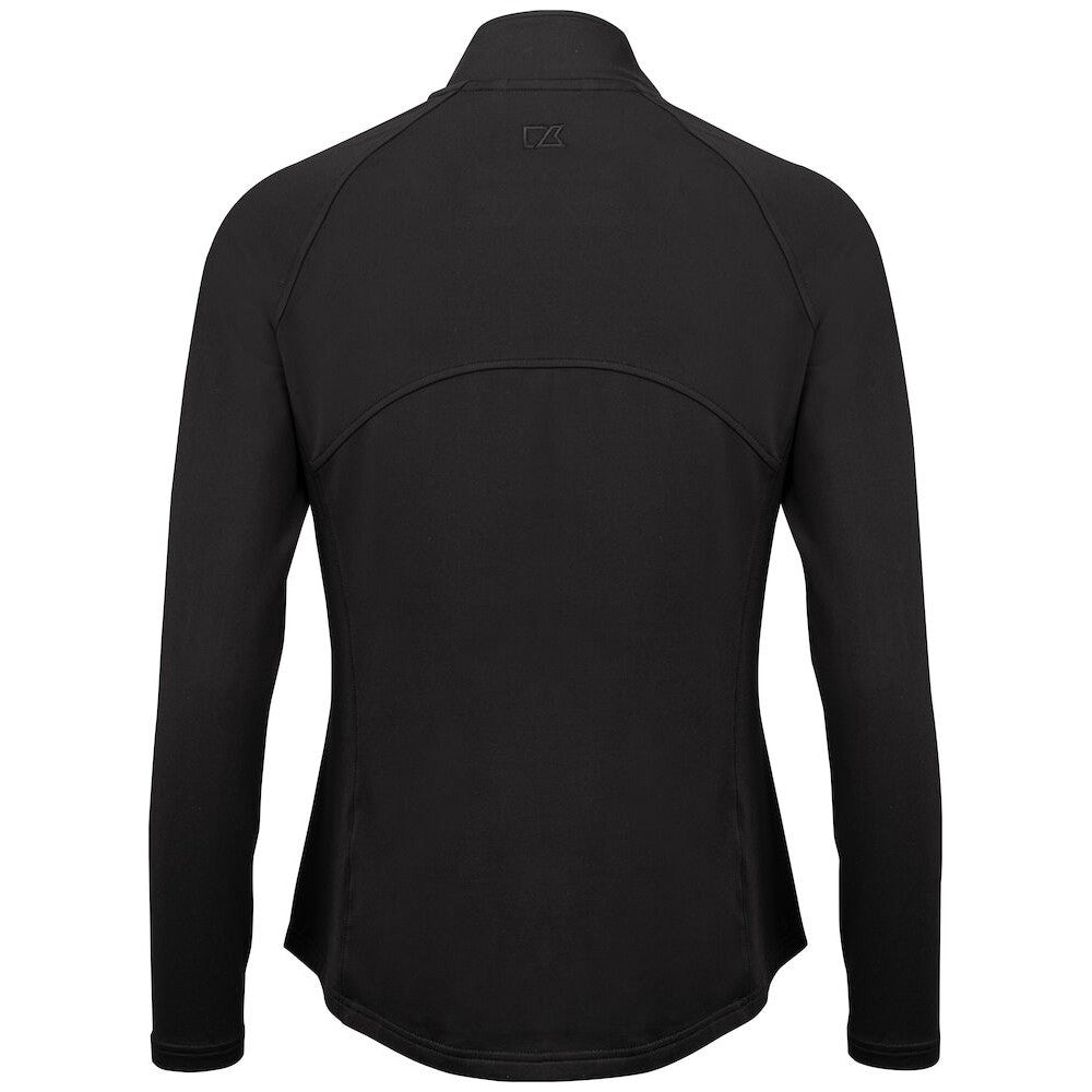 Black - Back - Cutter & Buck Womens-Ladies Adapt Full Zip Jacket