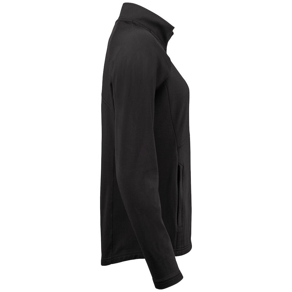 Black - Side - Cutter & Buck Womens-Ladies Adapt Full Zip Jacket
