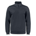 Black - Front - Clique Childrens-Kids Basic Active Quarter Zip Track Top