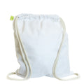 White - Front - United Bag Store Cotton Drawstring Bag