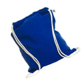 Royal Blue - Back - United Bag Store Cotton Drawstring Bag