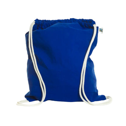 Royal Blue - Front - United Bag Store Cotton Drawstring Bag