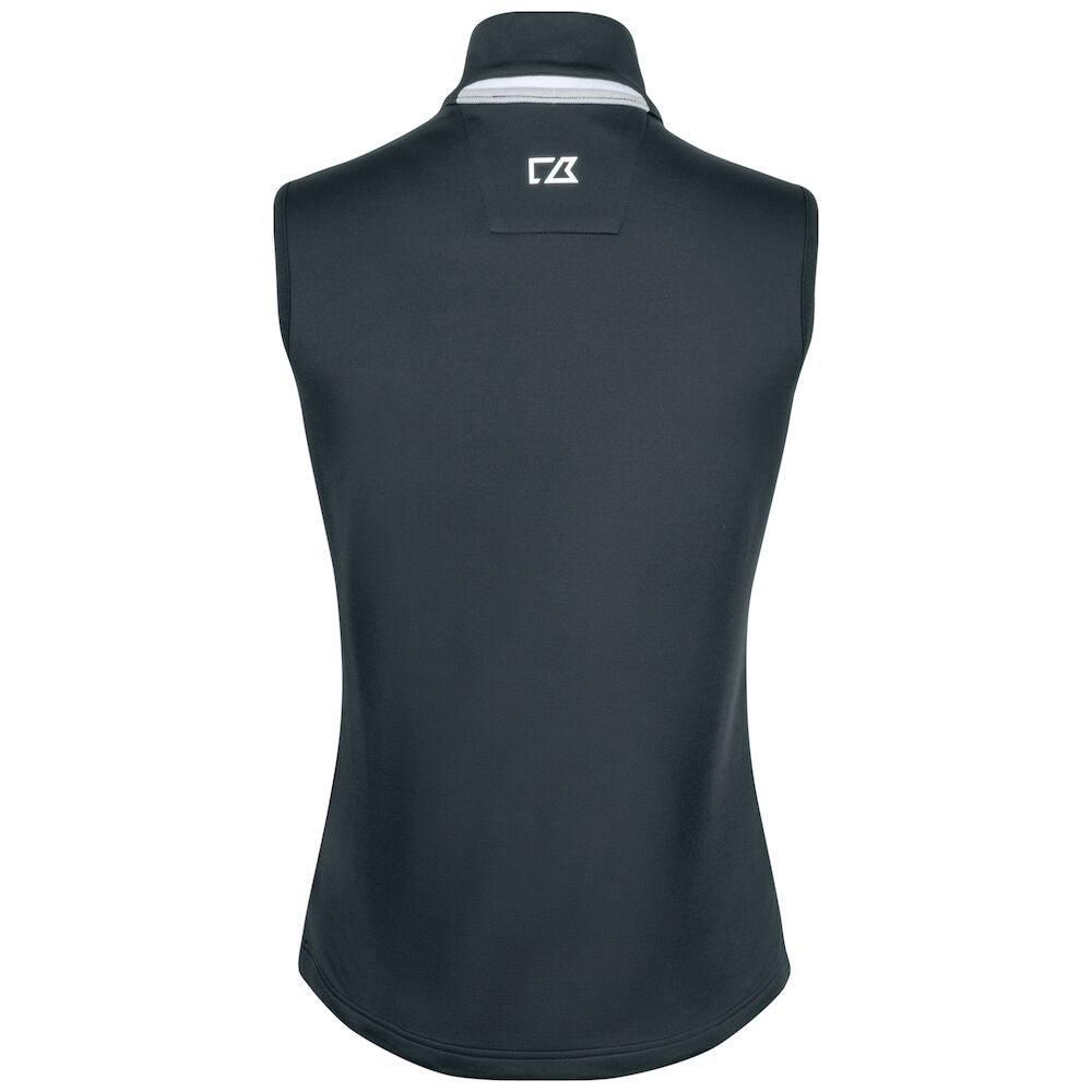 Charcoal - Back - Cutter & Buck Womens-Ladies Snoqualmie Fleece Gilet