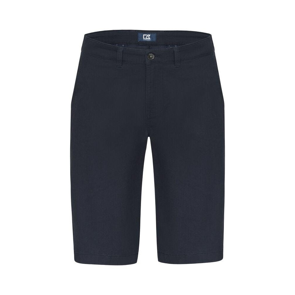 Dark Navy - Front - Cutter & Buck Mens Edgemont Shorts