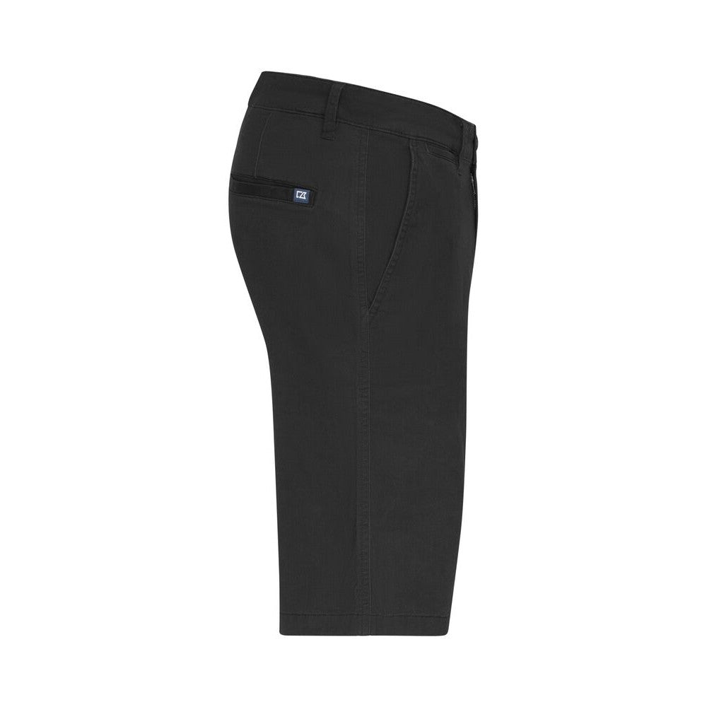 Black - Side - Cutter & Buck Mens Edgemont Shorts