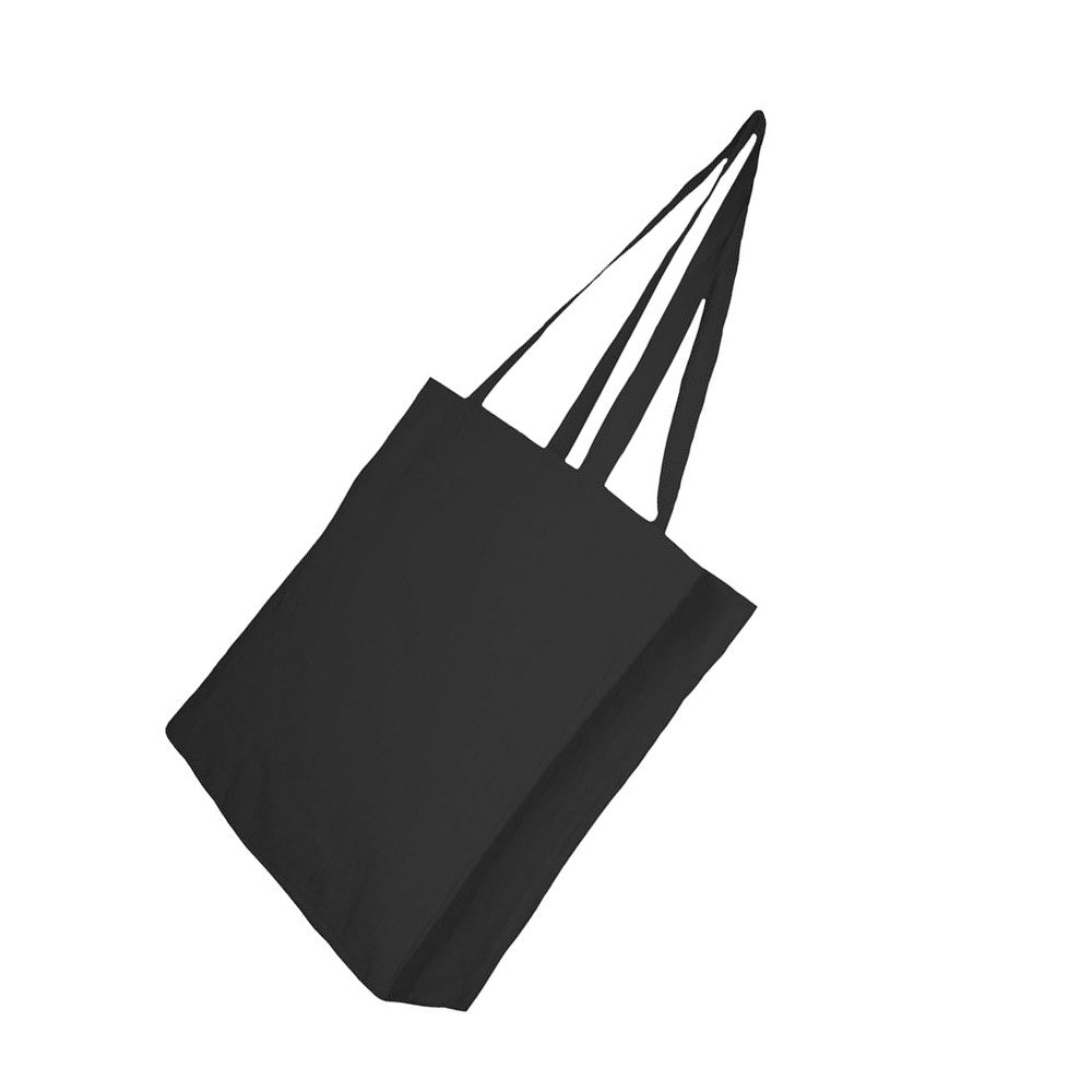 Black - Back - United Bag Store Cotton Gusseted 207ml Shopper