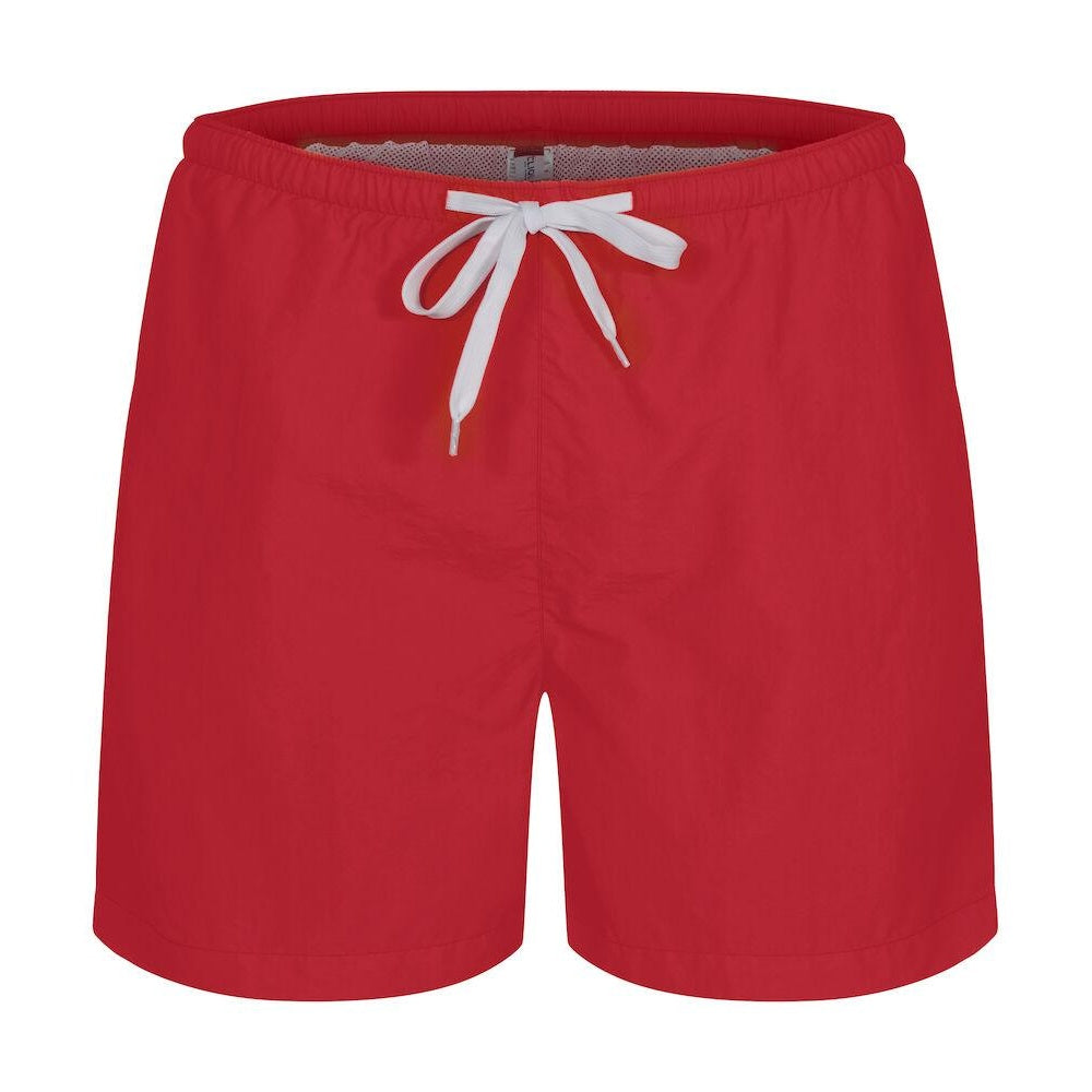 Red - Front - Clique Unisex Adult Venice Shorts