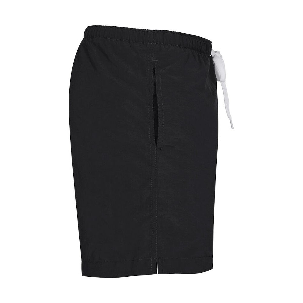 Black - Side - Clique Unisex Adult Venice Shorts