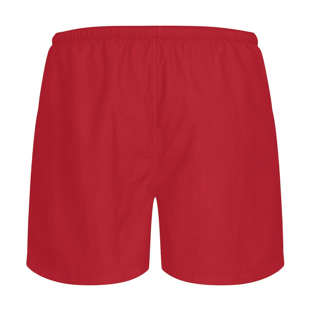 Red - Back - Clique Unisex Adult Venice Shorts