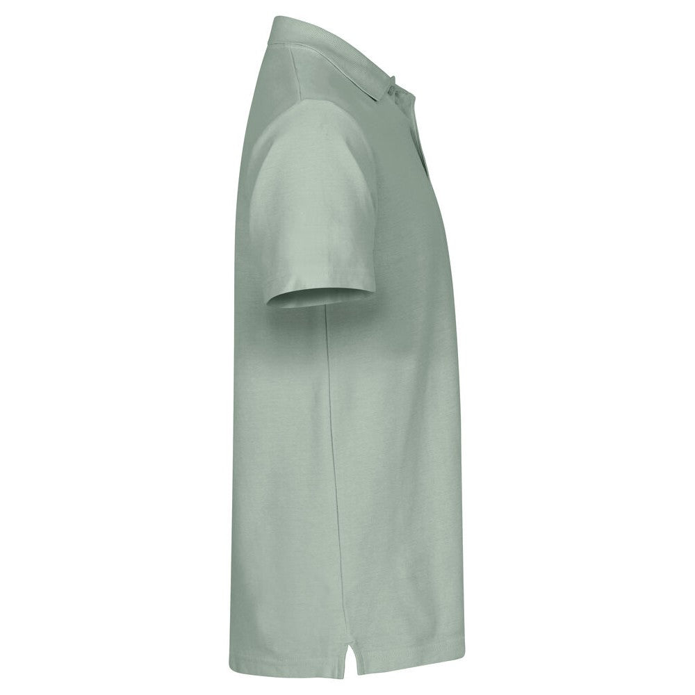 Sage Green - Side - Clique Mens Basic Polo Shirt