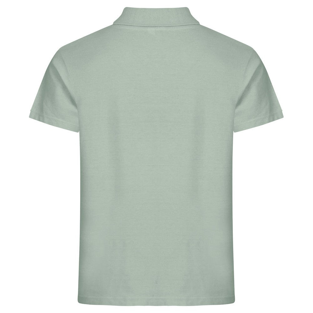 Sage Green - Back - Clique Mens Basic Polo Shirt