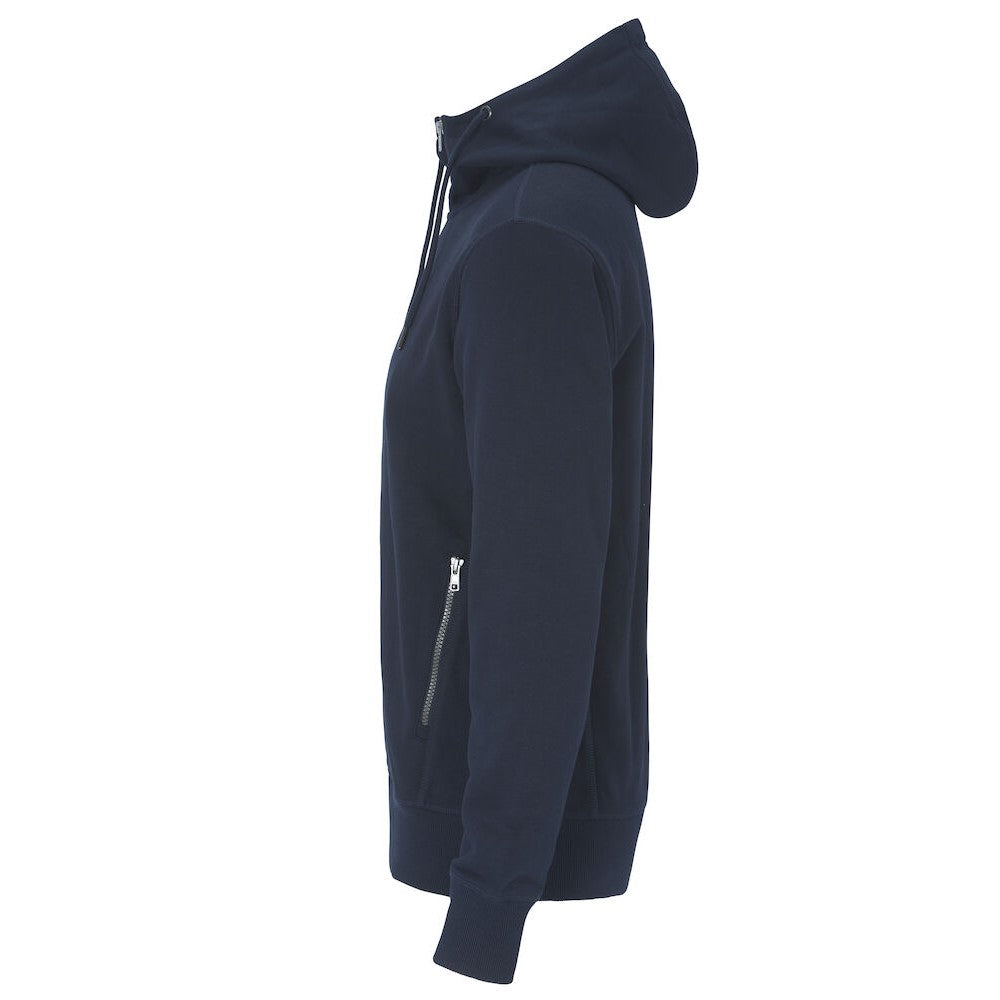 Navy - Lifestyle - Cottover Mens French Terry Full Zip Hoodie
