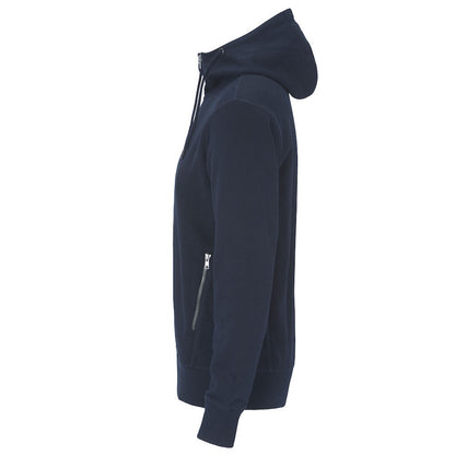 Navy - Lifestyle - Cottover Mens French Terry Full Zip Hoodie
