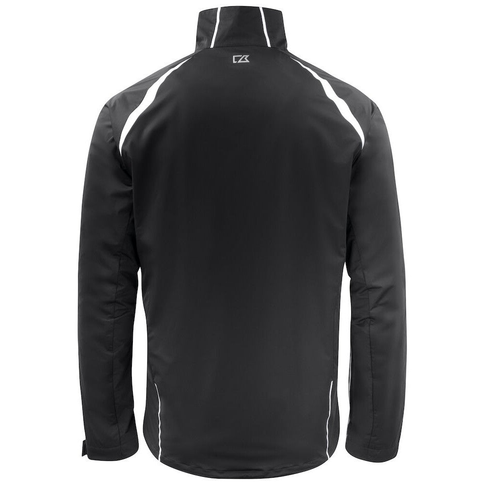 Black - Back - Cutter & Buck Mens North Shore Jacket