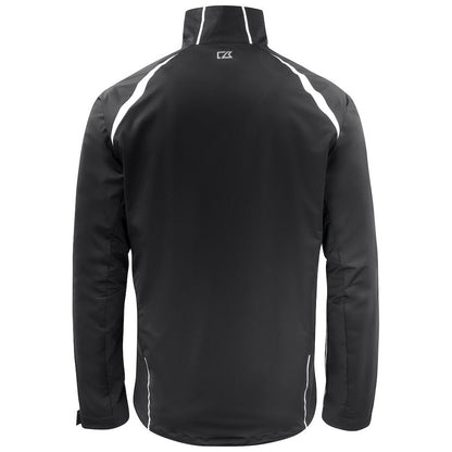 Black - Back - Cutter & Buck Mens North Shore Jacket