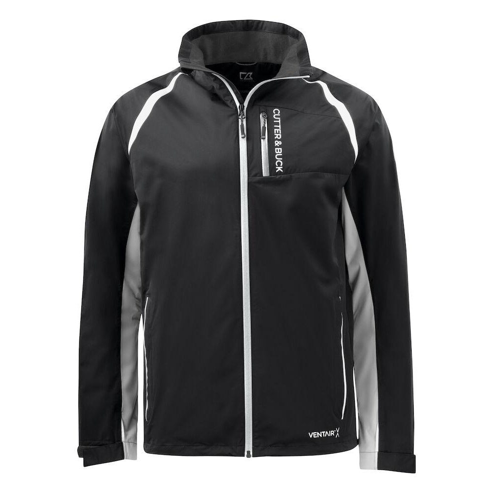 Black - Front - Cutter & Buck Mens North Shore Jacket
