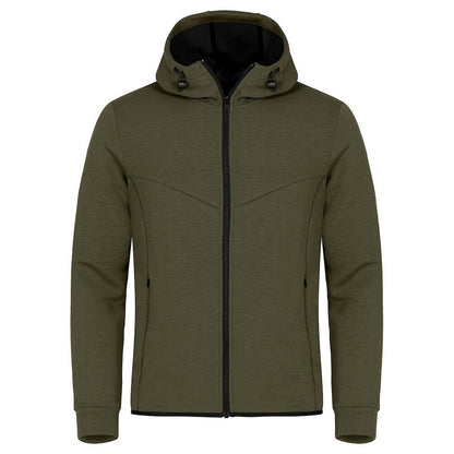 Fog Green - Front - Clique Mens Hayden Hoodie