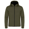 Fog Green - Front - Clique Mens Hayden Hoodie