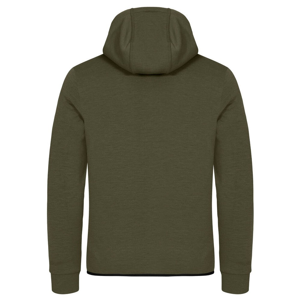 Fog Green - Back - Clique Mens Hayden Hoodie