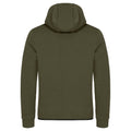Fog Green - Back - Clique Mens Hayden Hoodie