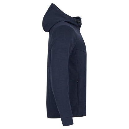 Dark Navy - Side - Clique Mens Hayden Hoodie