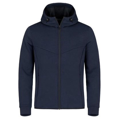 Dark Navy - Front - Clique Mens Hayden Hoodie