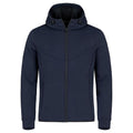 Dark Navy - Front - Clique Mens Hayden Hoodie