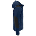 Navy - Side - Projob Mens Lined Multi-Functional Padded Jacket