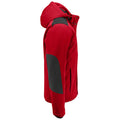 Red - Side - Projob Mens Lined Multi-Functional Padded Jacket