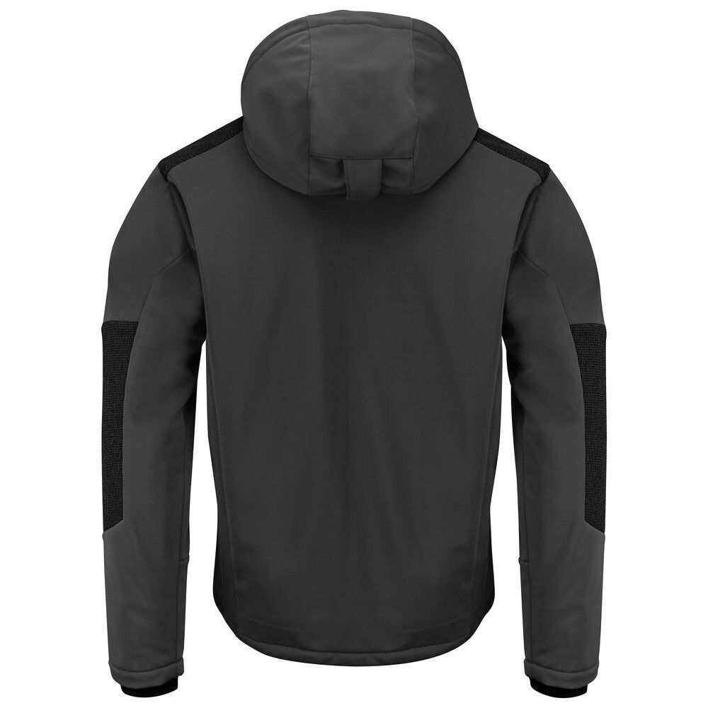 Grey - Back - Projob Mens Lined Multi-Functional Padded Jacket