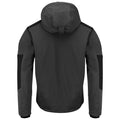 Grey - Back - Projob Mens Lined Multi-Functional Padded Jacket