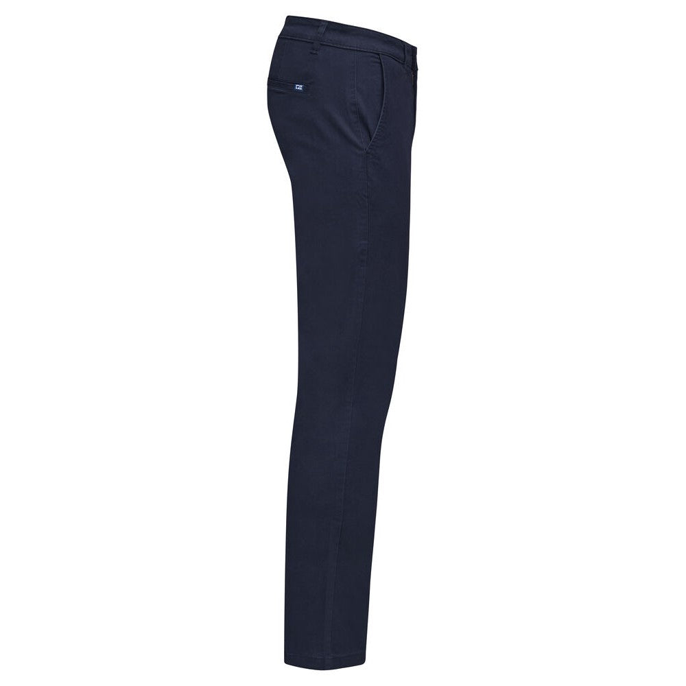 Dark Navy - Side - Cutter & Buck Mens Edgemont Chinos