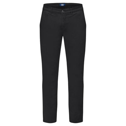 Black - Front - Cutter & Buck Mens Edgemont Chinos