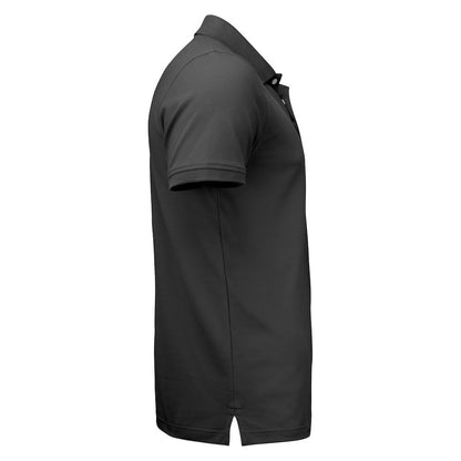 Black - Side - Cutter & Buck Mens Advantage Polo Shirt