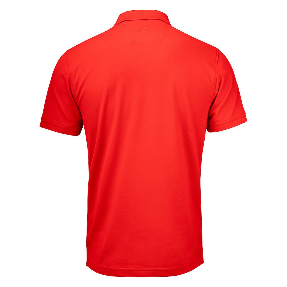 Red - Back - Cutter & Buck Mens Advantage Polo Shirt