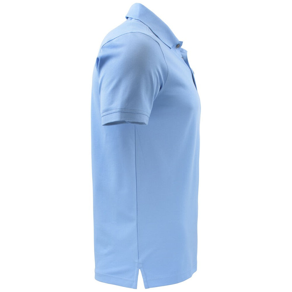 Light Blue - Side - Cutter & Buck Mens Advantage Polo Shirt