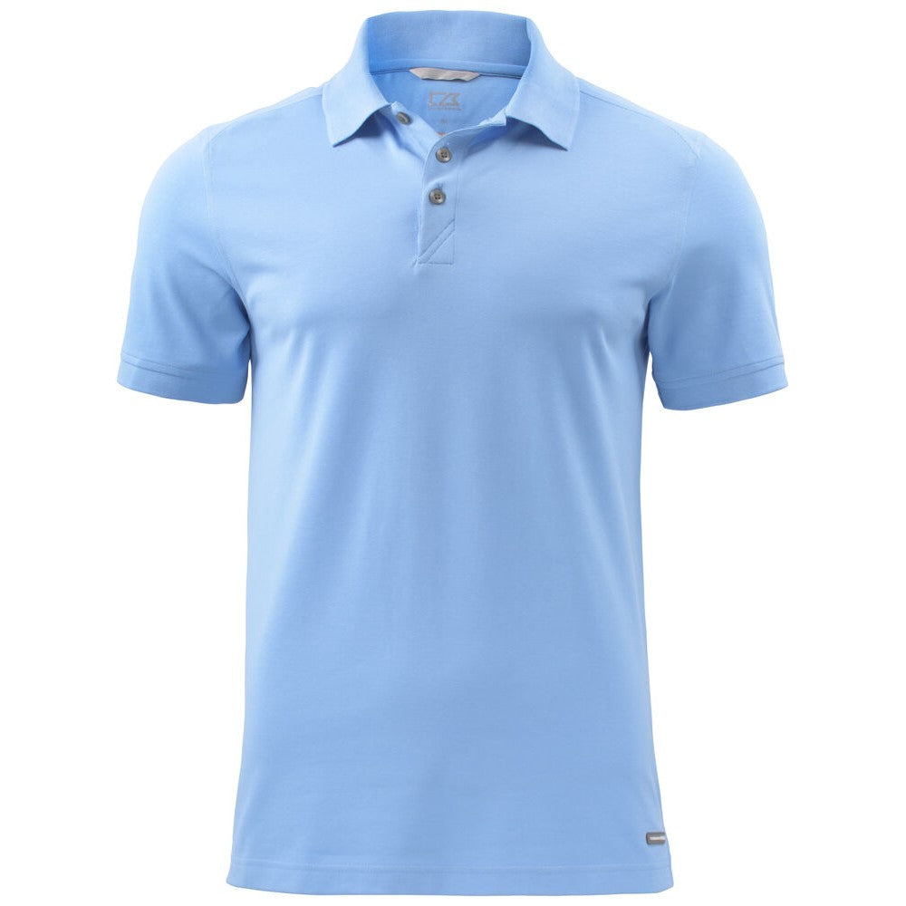 Light Blue - Front - Cutter & Buck Mens Advantage Polo Shirt