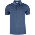 Cobalt Melange - Front - Cutter & Buck Mens Advantage Polo Shirt