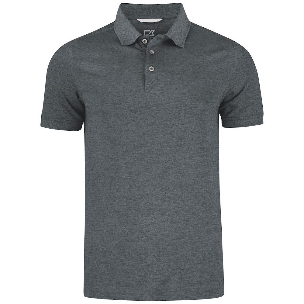 Anthracite Melange - Front - Cutter & Buck Mens Advantage Polo Shirt