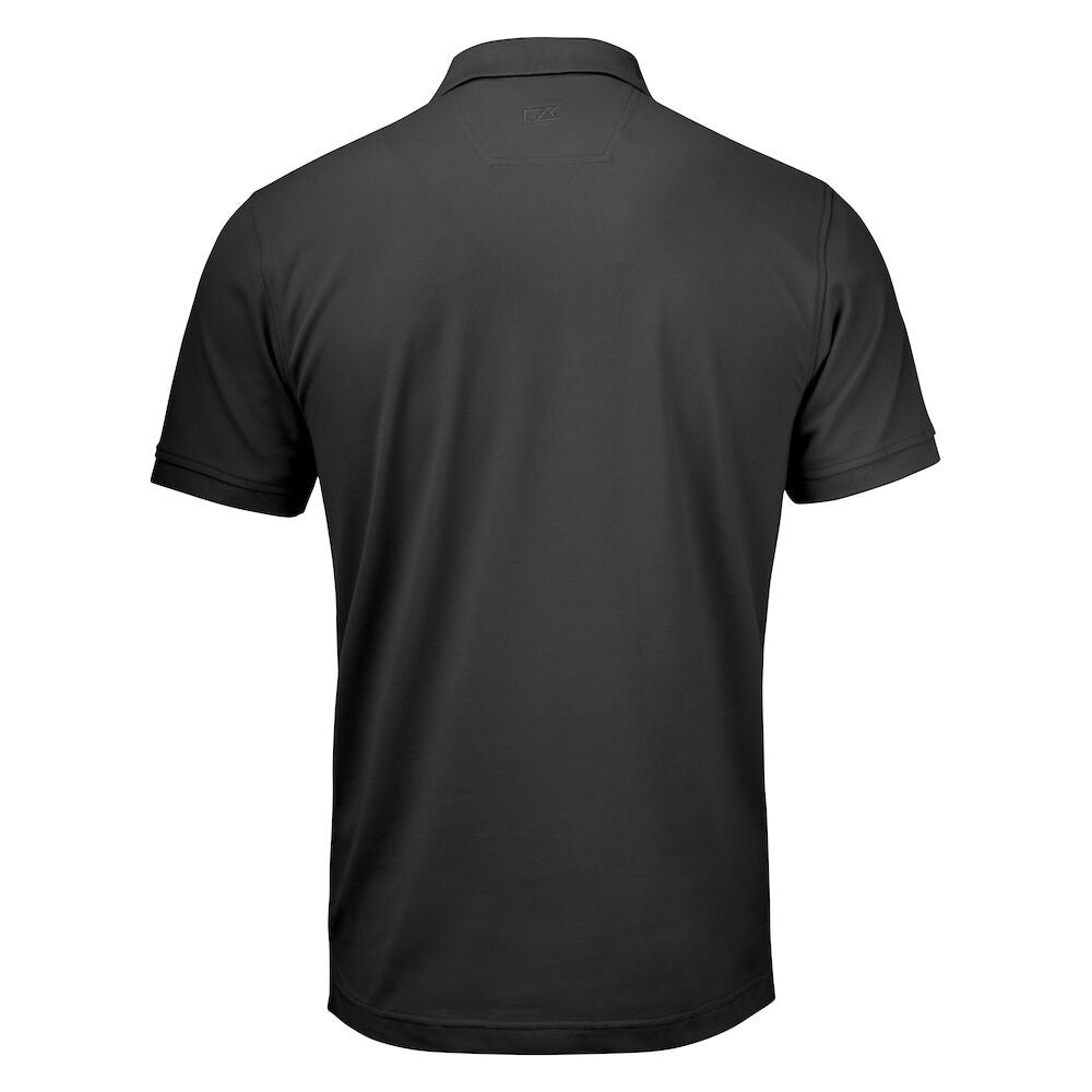 Black - Back - Cutter & Buck Mens Advantage Polo Shirt