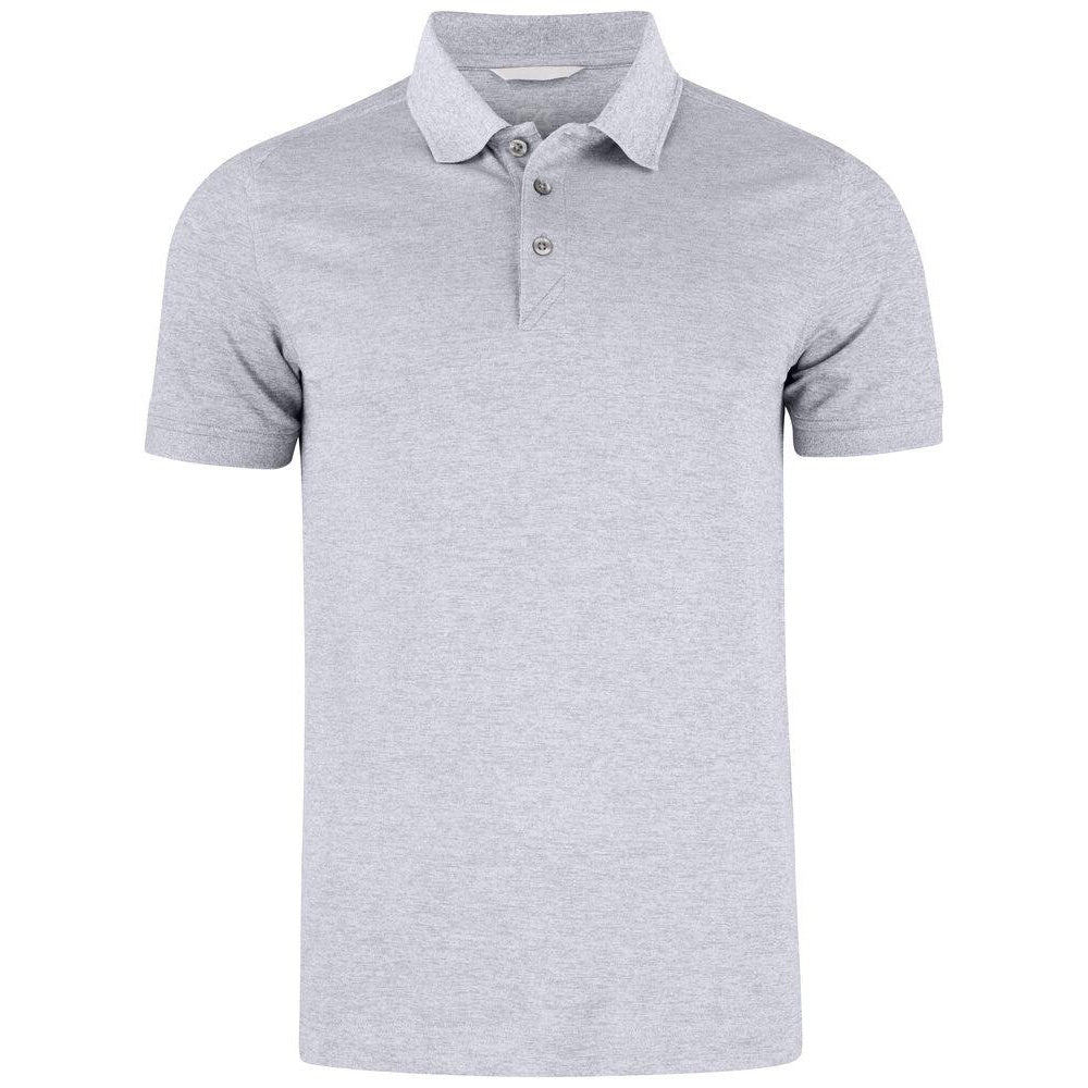 Grey Melange - Front - Cutter & Buck Mens Advantage Polo Shirt