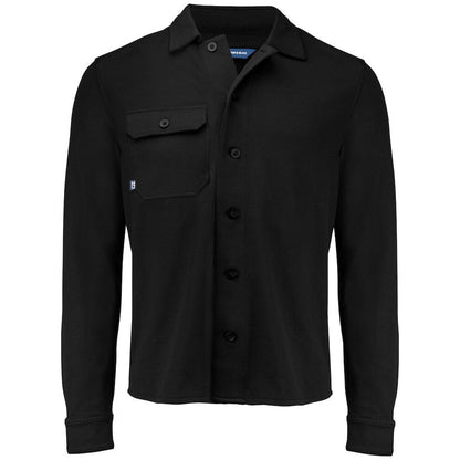 Black - Front - Cutter & Buck Mens Advantage Leisure Shirt