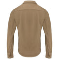 Khaki - Back - Cutter & Buck Mens Advantage Leisure Shirt