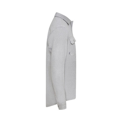 Grey Melange - Side - Cutter & Buck Mens Advantage Leisure Shirt