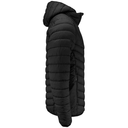 Black - Side - Cutter & Buck Mens Mount Adams Padded Jacket