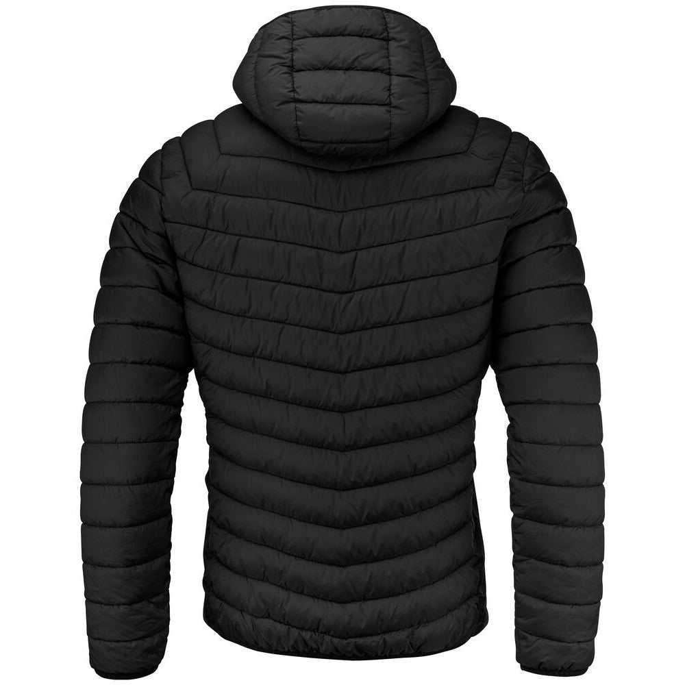 Black - Back - Cutter & Buck Mens Mount Adams Padded Jacket