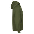Army Green - Side - Clique Unisex Adult Miami Hoodie