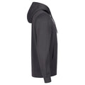 Metal Grey - Side - Clique Unisex Adult Miami Hoodie